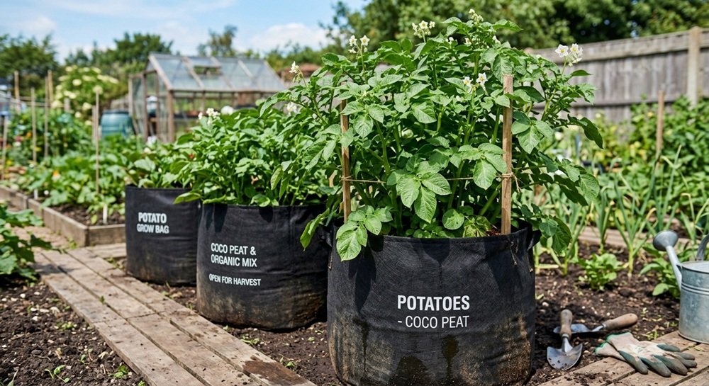Coco Peat Grow Bag for Potatoes